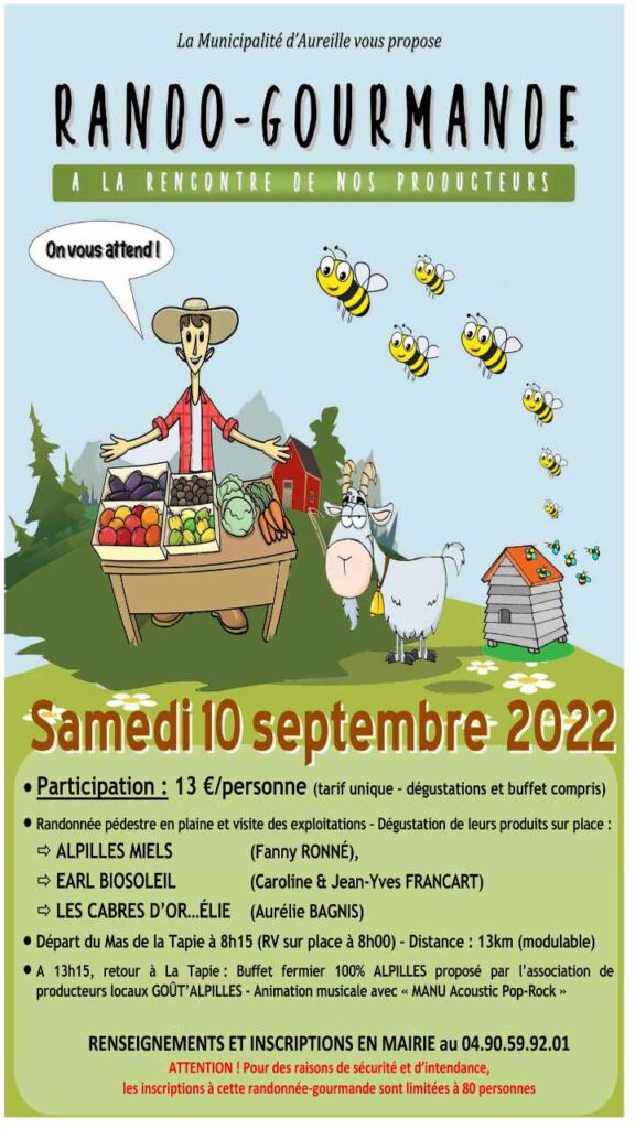 rando gourmande Alpilles Miels