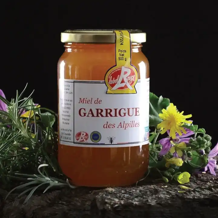 Miel de Garrigue des Alpilles IGP de Provence Label Rouge Alpilles Miels