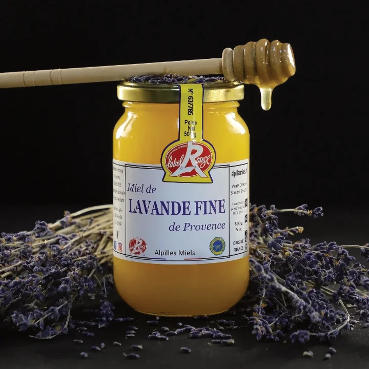 Miel de lavande fine igp de provence label rouge alpilles miels